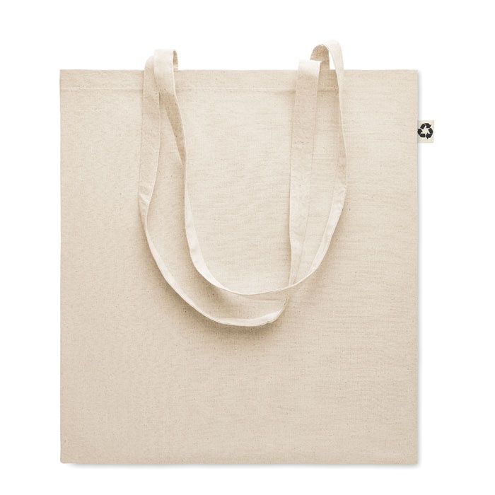 Logo trade promotional items image of: Recycled cotton shopping bag