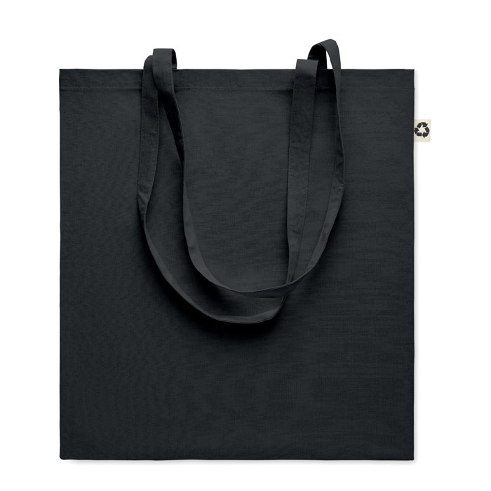Logo trade promotional item photo of: Recycled cotton shopping bag