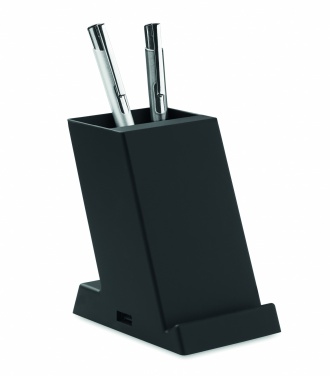 Logo trade advertising products image of: Wireless charger ABS 15W