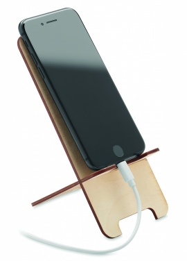 Logotrade corporate gift image of: Birch Wood phone stand