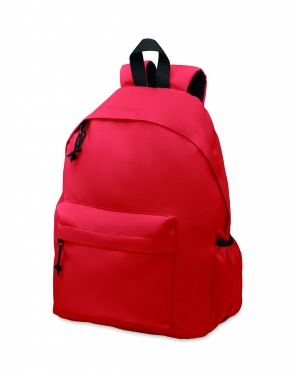 Logo trade promotional giveaway photo of: 600D RPET polyester backpack