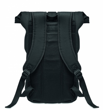 Logotrade promotional item picture of: Rolltop washed canvas backpack