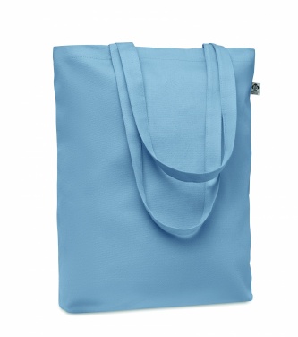 Logo trade promotional gifts picture of: Canvas shopping bag 270 gr/m²