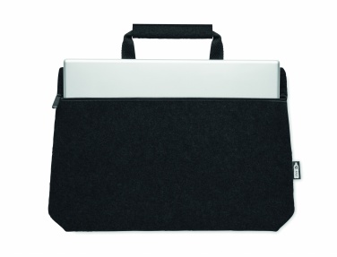 Logo trade promotional giveaway photo of: RPET felt zippered laptop bag