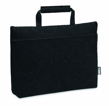 Logo trade promotional products picture of: RPET felt zippered laptop bag