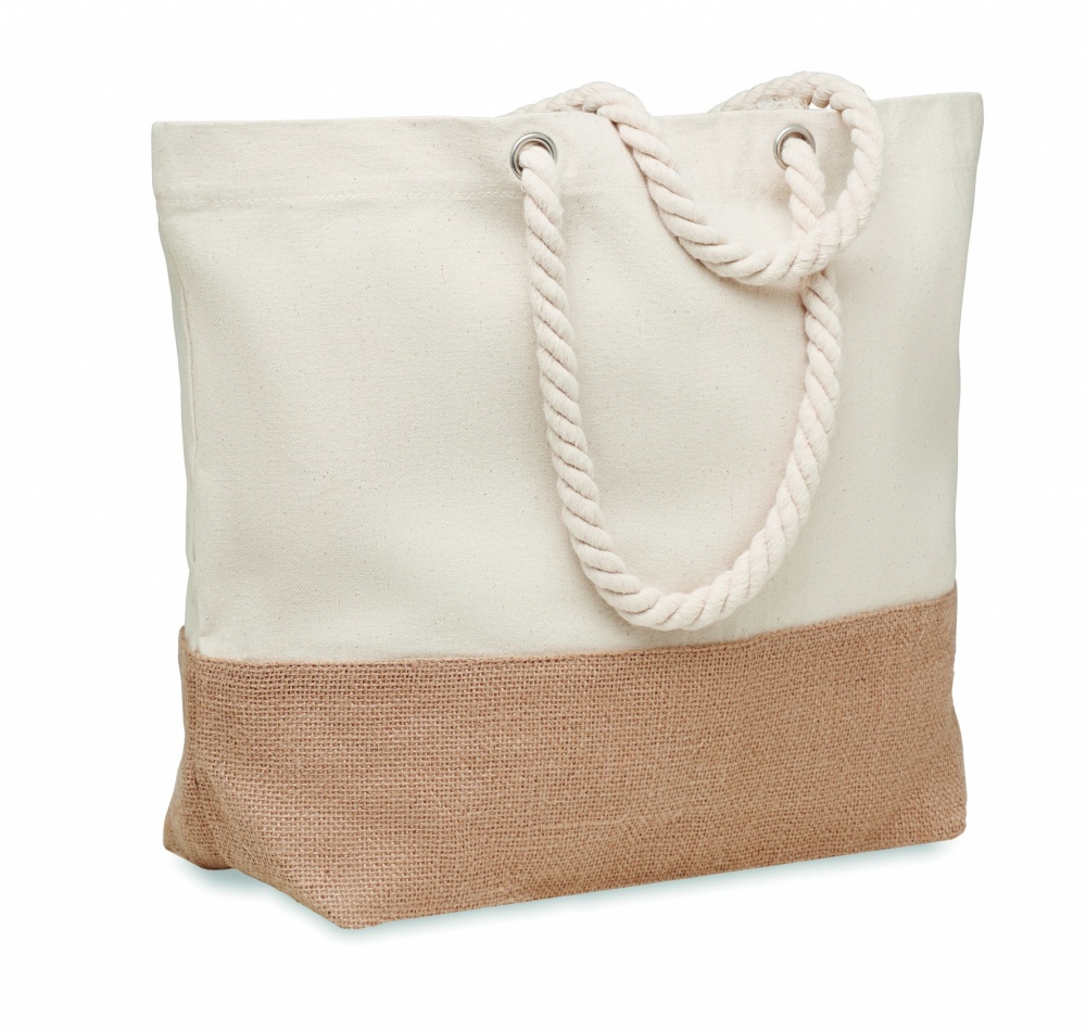 Logotrade promotional gift image of: Canvas beach bag 280 gr/m²