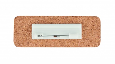 Logotrade promotional merchandise image of: Name tag holder in cork