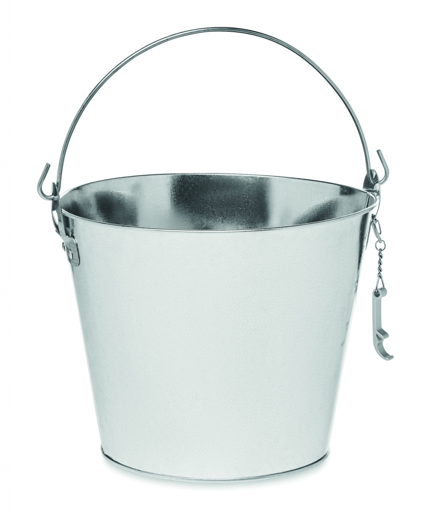 Logotrade promotional products photo of: Metal beer bucket 4L