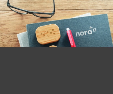 Logotrade promotional giveaway picture of: TWS earbuds in bamboo case