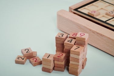Logotrade corporate gift image of: Wooden sudoku board game