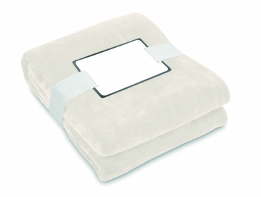 Logo trade promotional gift photo of: RPET fleece blanket 280 gr/m²
