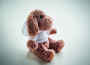Logo trade promotional merchandise picture of: Dog plush wearing a hoodie