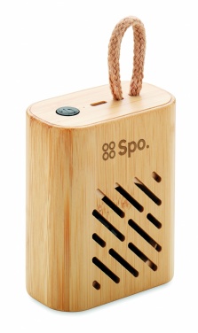 Logotrade corporate gift picture of: 3W Bamboo wireless speaker