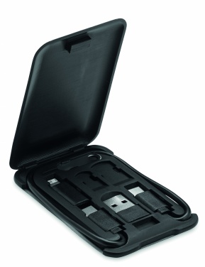 Logo trade promotional products image of: 3 in 1 Cable with phone stand