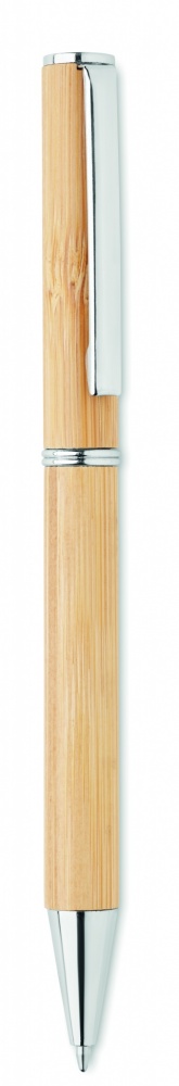 Logotrade advertising product picture of: Bamboo twist type ball pen