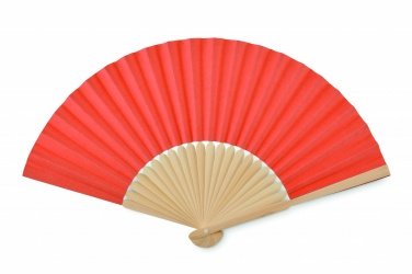 Logo trade promotional products picture of: Manual hand fan