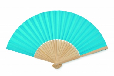 Logo trade promotional giveaways image of: Manual hand fan