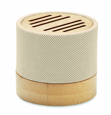 Logotrade promotional giveaway picture of: Bamboo RPET wireless speaker