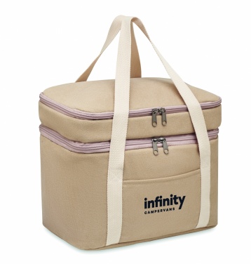Logotrade promotional item picture of: Cooler bag canvas 320 gr/m²