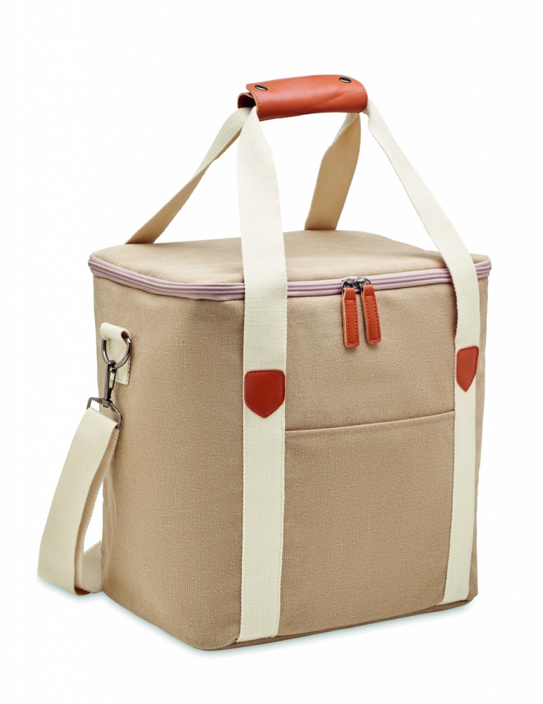 Logo trade promotional items picture of: Large cooler bag canvas 450gr/m