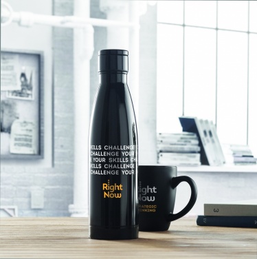 Logo trade advertising products image of: Thermometer bottle 500ml