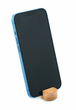 Logo trade corporate gift photo of: Mini bamboo phone stand