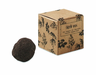 Logotrade promotional giveaways photo of: Herb seed bomb in carton box