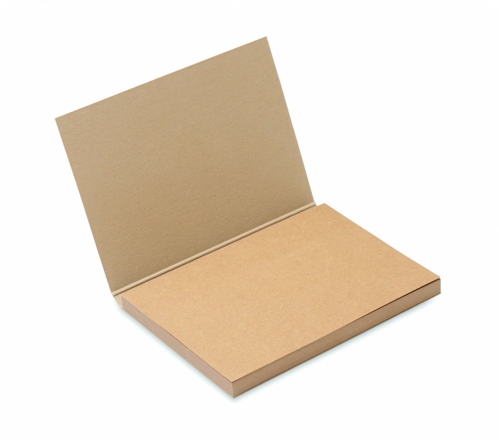 Logo trade corporate gifts picture of: Recycled paper memo block