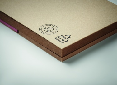 Logo trade promotional products picture of: Recycled paper memo set