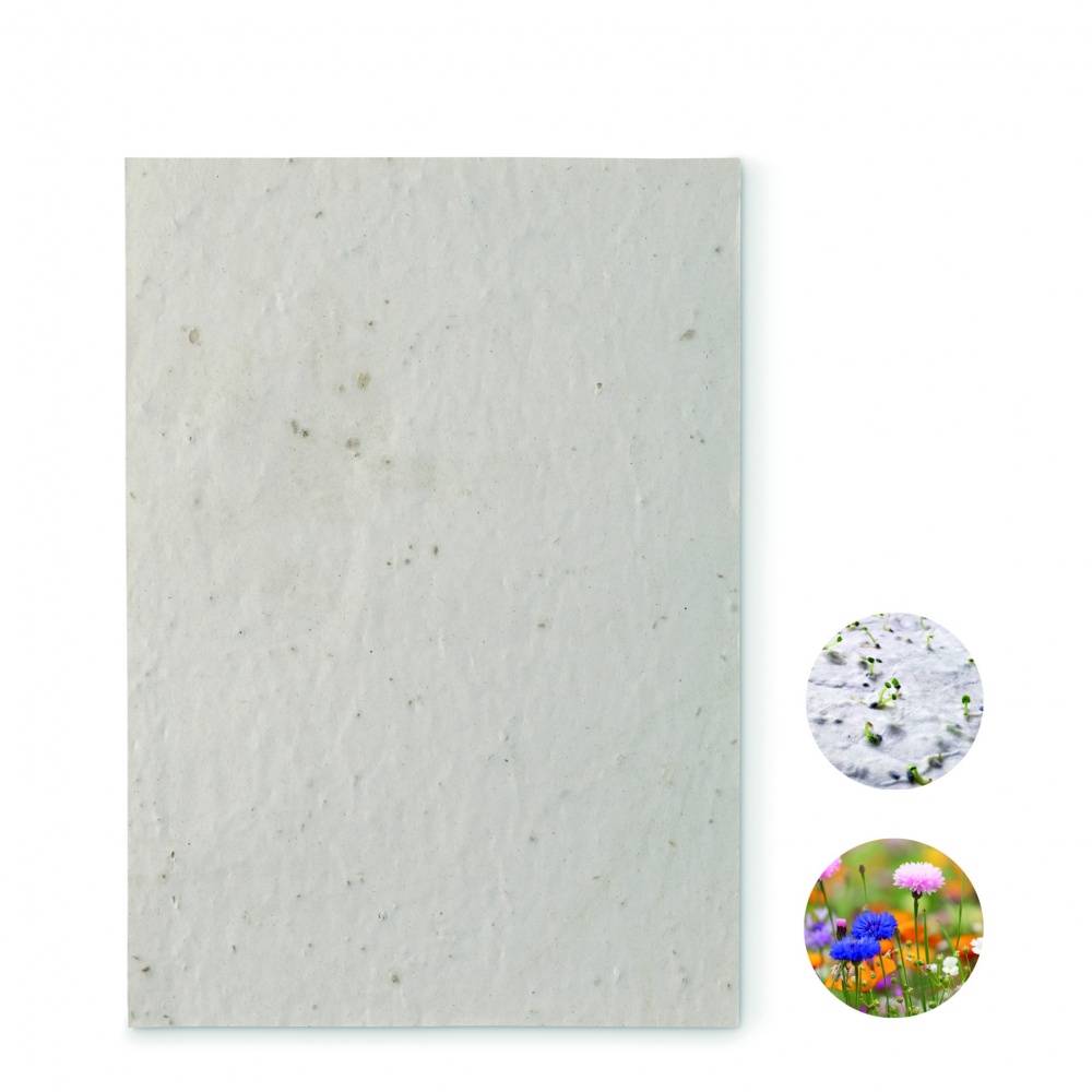 Logotrade promotional gift image of: A5 wildflower seed paper sheet