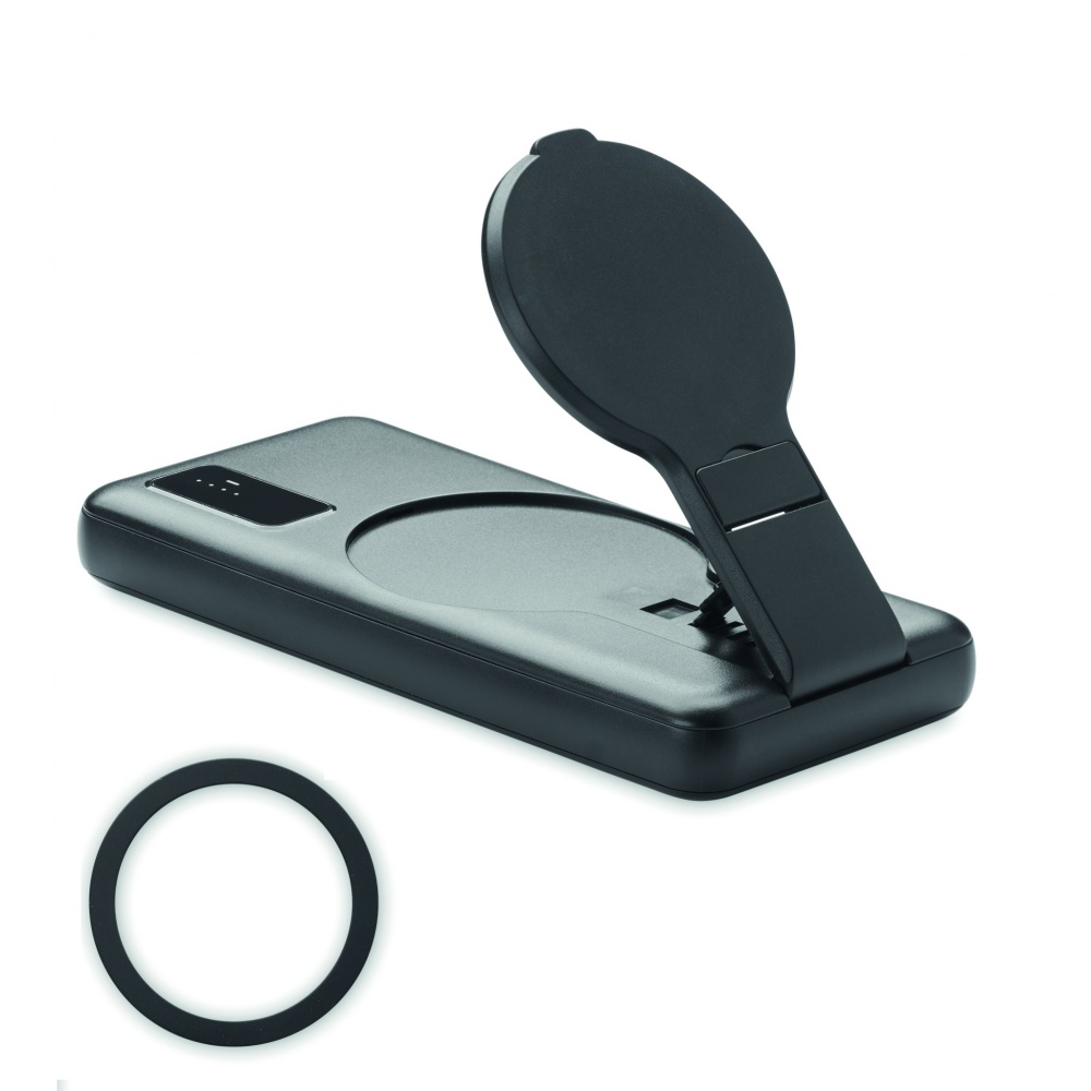 Logo trade business gifts image of: Magnetic wireless charger 15W