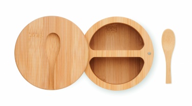 Logo trade promotional item photo of: Salt and pepper bamboo box