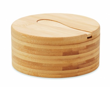 Logo trade corporate gifts picture of: Salt and pepper bamboo box
