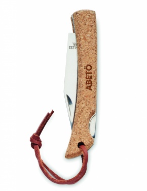 Logotrade promotional items photo of: Foldable knife with cork