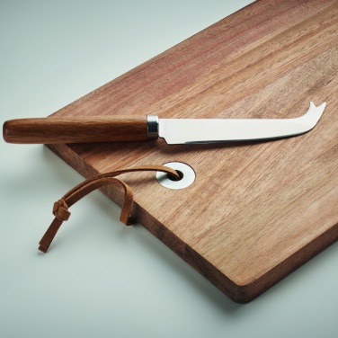 Logo trade promotional product photo of: Acacia wood cheese board set Hannover
