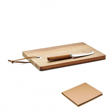 Logotrade corporate gifts photo of: Acacia wood cheese board set Hannover