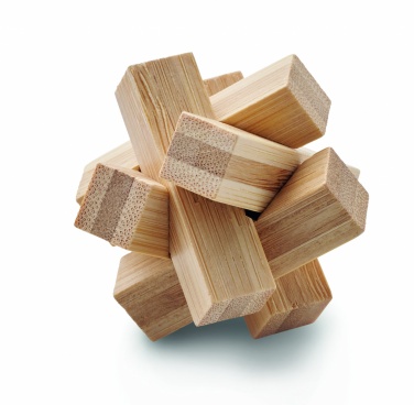Logotrade advertising product picture of: Bamboo brain teaser star shape