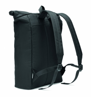 Logotrade business gifts photo of: 600D RPET rolltop backpack