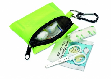 Logotrade advertising product picture of: First aid kit w/ carabiner