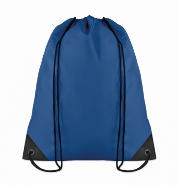 Logo trade promotional products image of: 190T Polyester drawstring bag