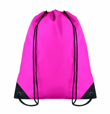 Logo trade promotional gifts picture of: 190T Polyester drawstring bag
