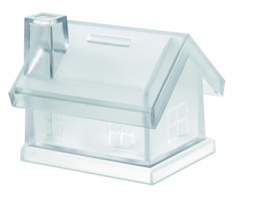 Logotrade promotional merchandise photo of: Plastic house coin bank