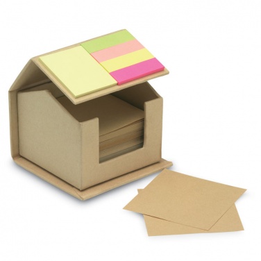 Logo trade promotional product photo of: Memo/sticky notes pad recycled
