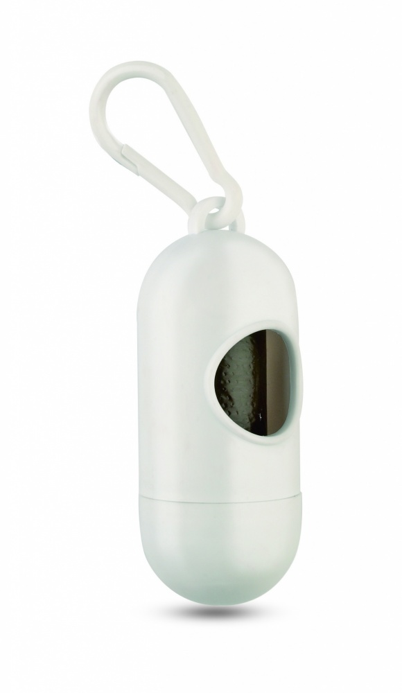 Logo trade promotional merchandise image of: Container for pet bag w/ hook