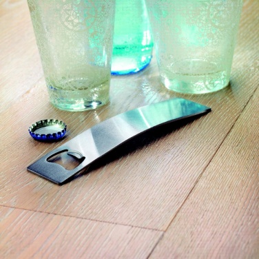 Logo trade business gift photo of: Stainless steel bottle opener