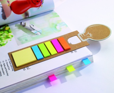Logotrade promotional item image of: Bookmark with sticky memo pad