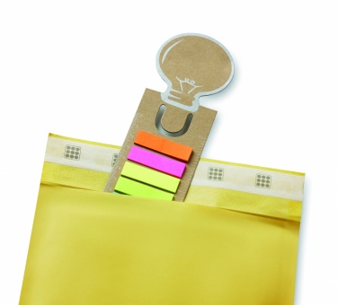 Logotrade promotional item image of: Bookmark with sticky memo pad