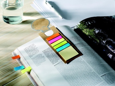 Logotrade corporate gift picture of: Bookmark with sticky memo pad