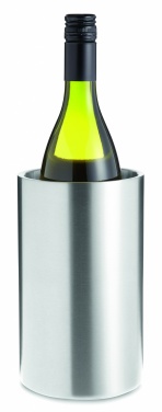Logo trade promotional giveaways picture of: Stainless steel bottle cooler