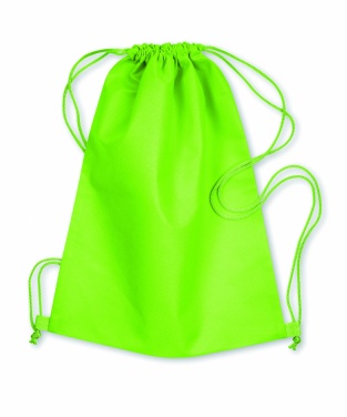 Logo trade promotional merchandise image of: 80gr/m² nonwoven drawstring